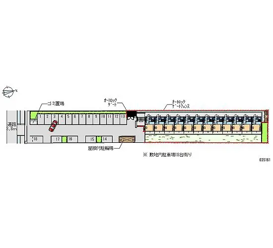 ★手数料０円★茨木市平田　月極駐車場（LP）